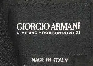 Older Giorgio Armani logo.