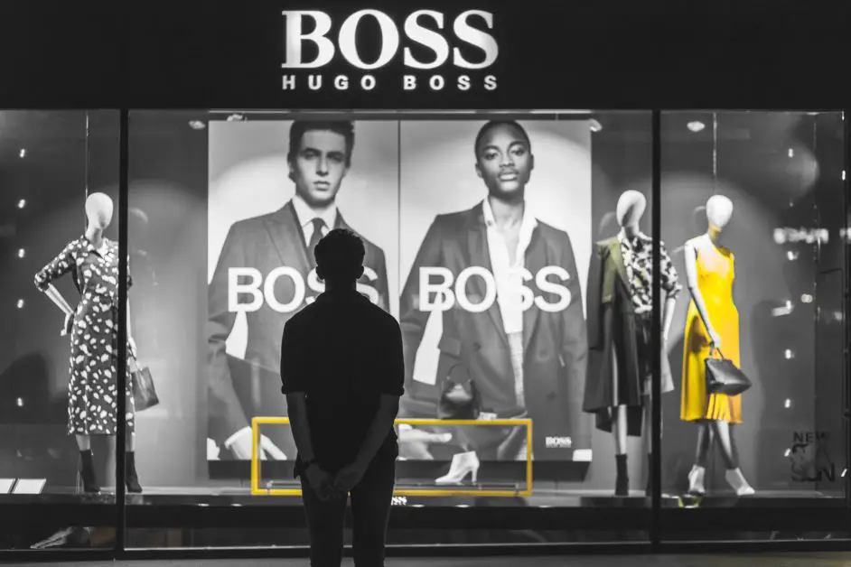 An image of a Hugo Boss shop.