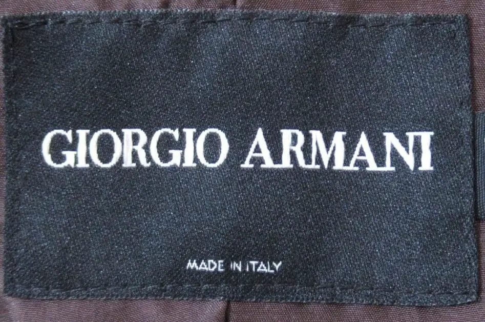 Current Giorgio Armani logo.