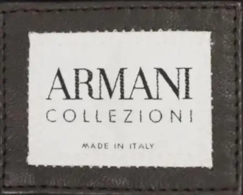 Most recent Armani Collezioni logo.