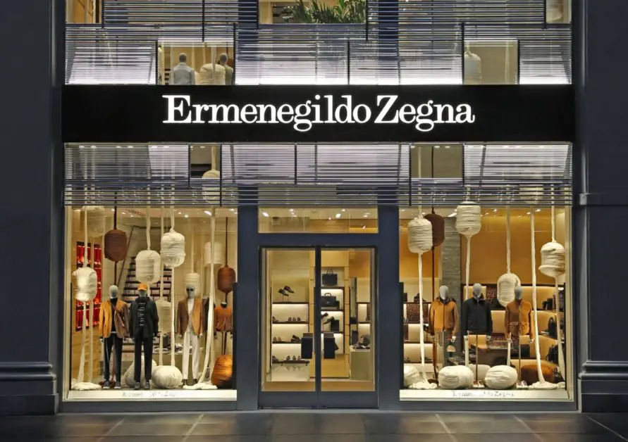 An Ermenegildo Zegna store.