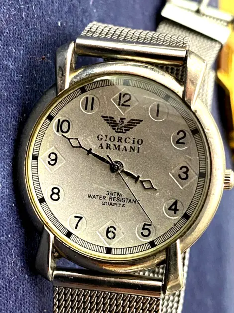 A fake Emporio Armani watch.