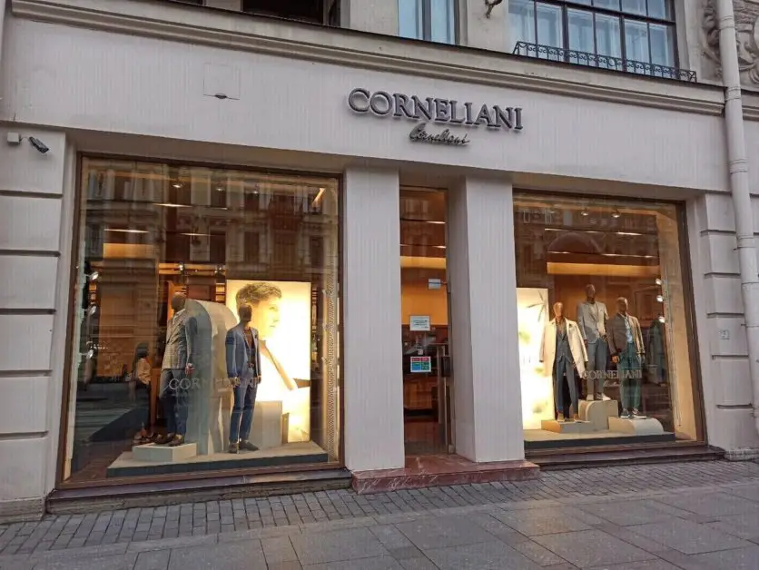 A Corneliani shop