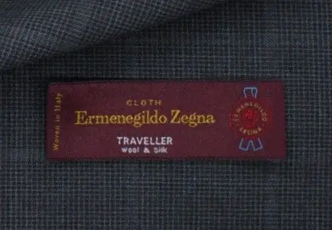 A "Cloth Ermenegildo Zegna" logo.