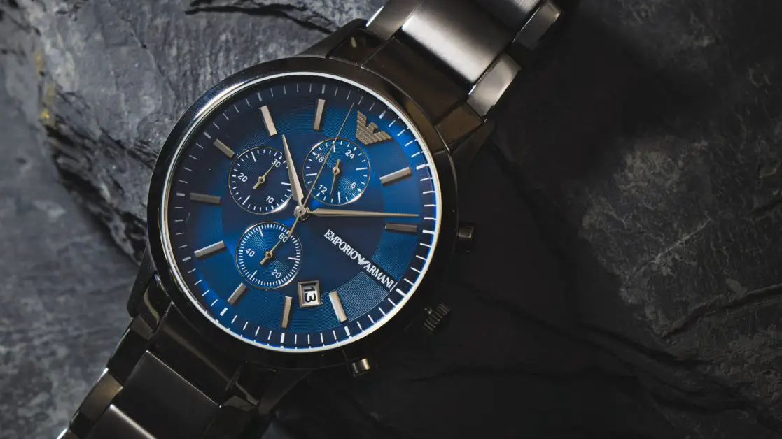 An Emporio Armani watch 