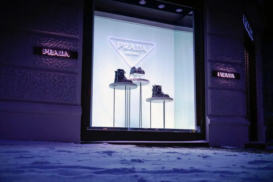 A Prada shop