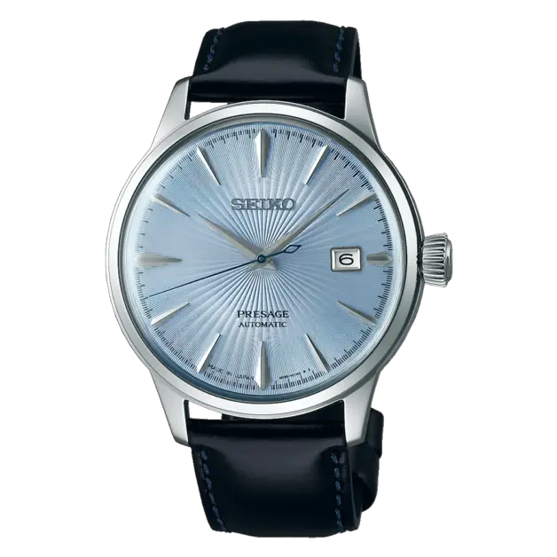 A picture of the Seiko Presage automatic, which is made in Japan