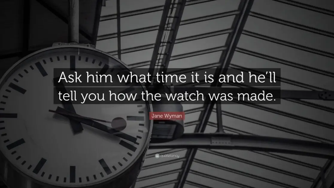 Jane Wyman watch quote